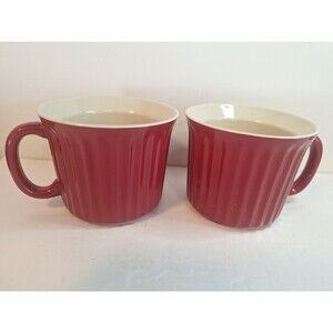 Good Cook Stoneware Soup Bowl 16oz Mugs 2pc Set Microwave & Oven Safe